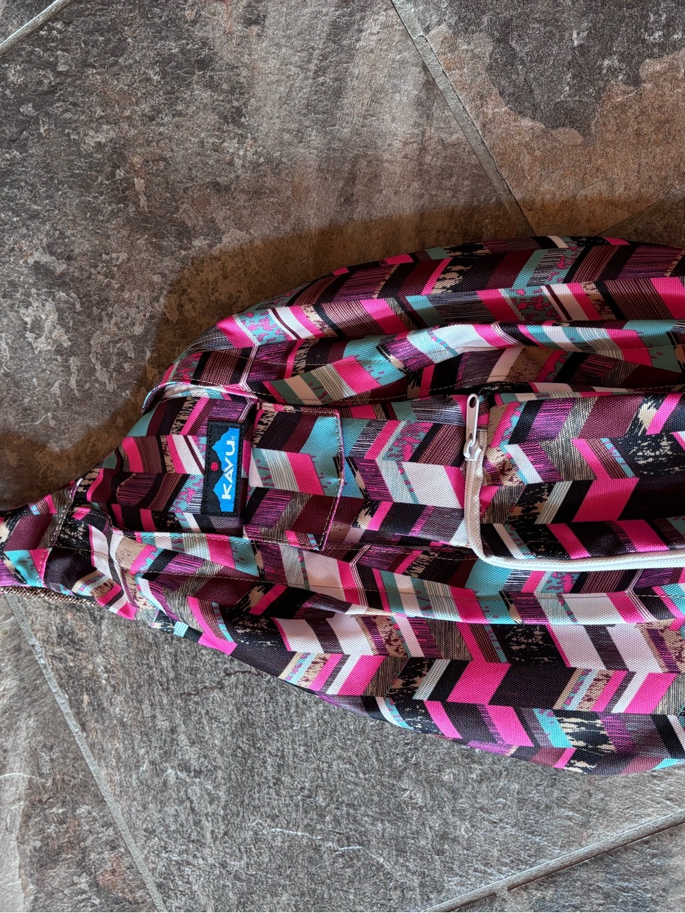KAVU Rope Sling in Sunset Blocks